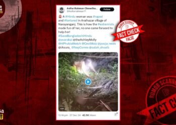 হিন্দু নারীকে ধর্ষণের দাবিটি মিথ্যা প্রমাণিত : রিউমার স্ক্যানার