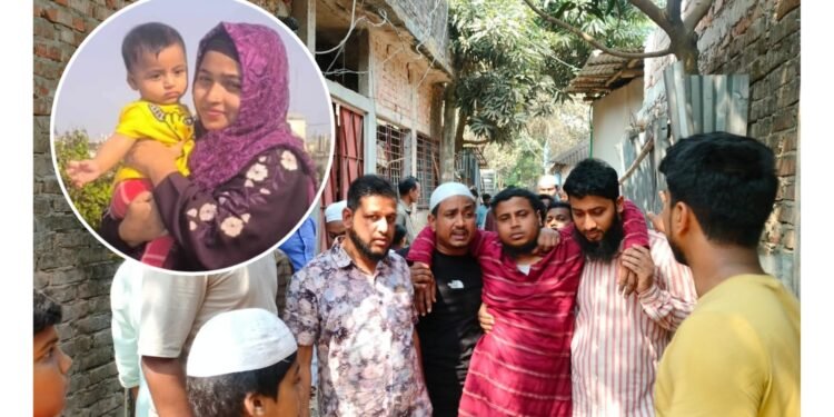 শ্বাশুড়ি মৃত্যুর খবর শুনে বাড়ি ফেরার পথে সড়ক দুর্ঘটনায় মা-ছেলের মৃত্যু