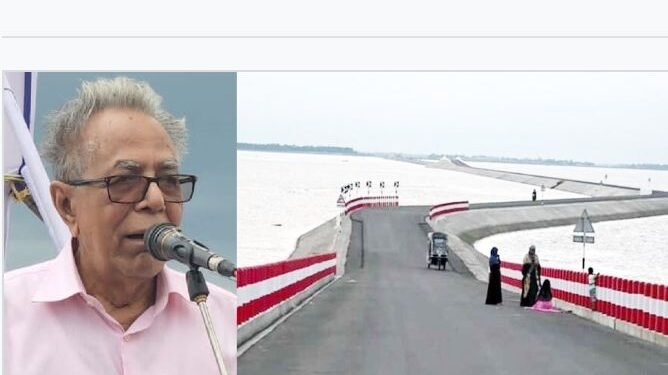 হাওর ধ্বংস করে আবদুল হামিদের প্রমোদ সড়ক