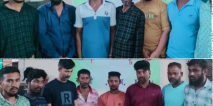 কর্ণফুলীতে জুয়ার আসর থেকে ১৫ জন জুয়াড়ীকে গ্রেফতার