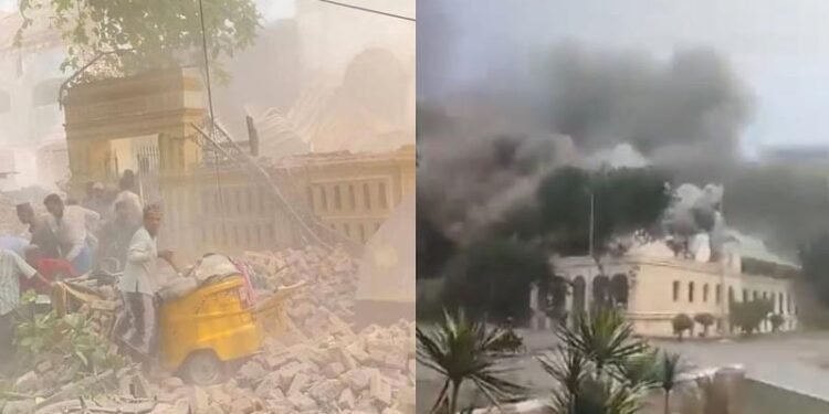 মিয়ানমারে ভূমিকম্পে জুমার নামাজের সময় মসজিদ ধসে  নিহত ২০ জন