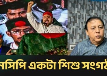 জাতীয় নাগরিক পার্টি একটি শিশু সংগঠন, ওরা নিজেদের ওভার স্টিমেট করে ফেলছে