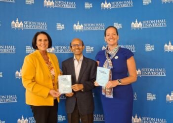 The Book Cover of “Practical Leadership” Unveiled At Seton Hall University In USA.