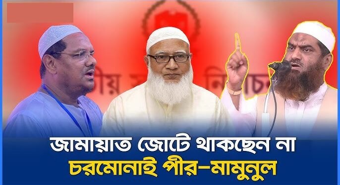 জামায়াত জোটে চরমোনাই পীর ও মামুনুল হক নিয়ে অনিশ্চয়তা, নেপথ্যে যা ঘটছে