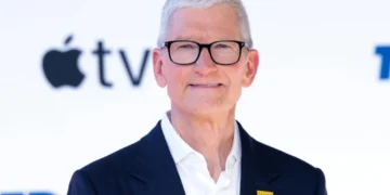 Apple tops estimates in CEO Cook’s final quarter, but shares fall